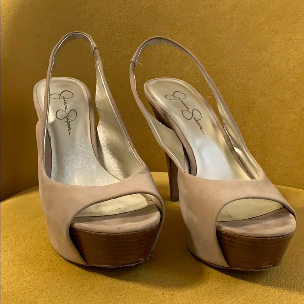Jessica Simpson platforms